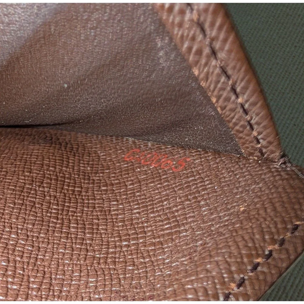 LOUIS VUITTON Wallet Compact Zip Damier Ebene Brown CA0065